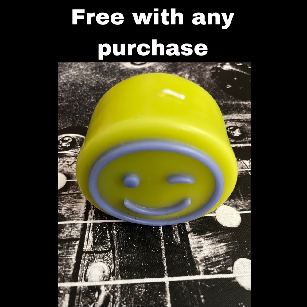 NEW Smiley Face Candle